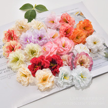 仿真花苹果花樱花小牡丹花假花绢花diy花朵簪花头饰婚礼家居装饰