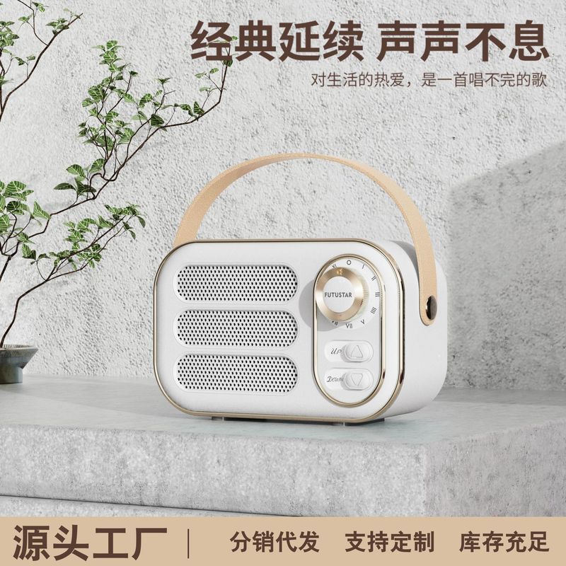 レトロbluetoothスピーカー卸売り家庭用レトロ携帯ミニカード音響高颜値活動ビジネスプレゼント|undefined