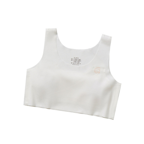 Girls' underwear 8-12 years old girl's bra ultra-thin breathable hole development period small vest anti-bulge summer junior high school students