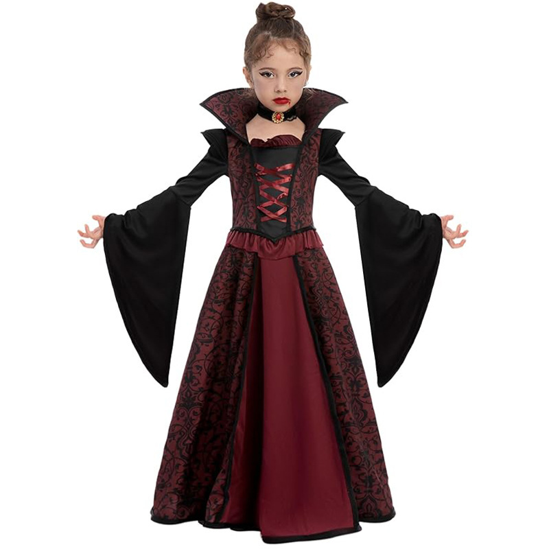 Halloween Vampire Costume suit Girl Halloween Dress Up Party Carnival Cosplay dress