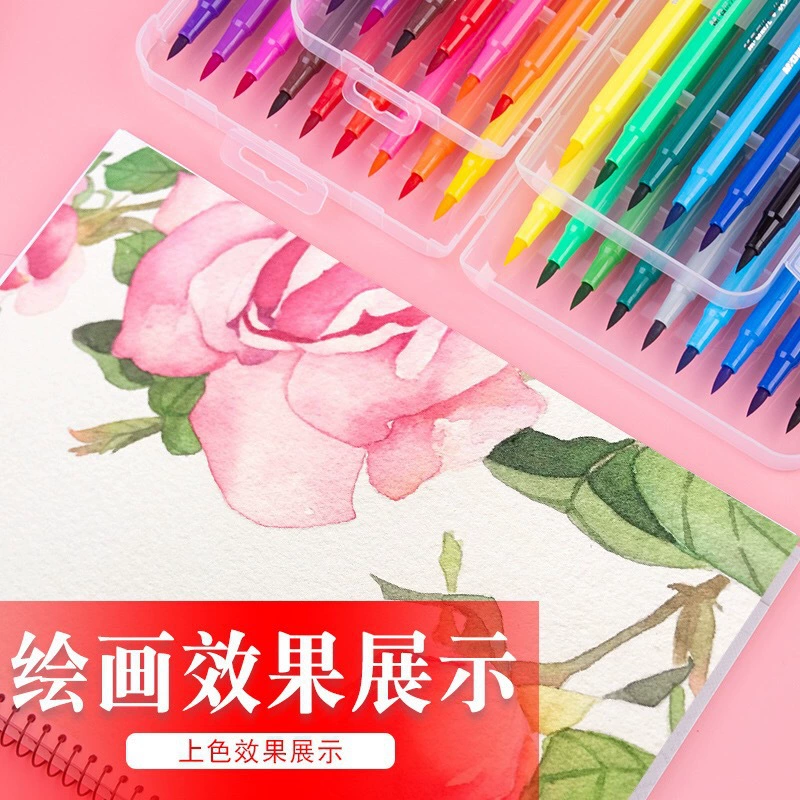 Карандаши-водорастворимые Chenguang ACP92167 с мягким наконечником, круглые стержни, 12 цветов, 36 цветов, набор для рисования учащихся, цветные ручки оптом