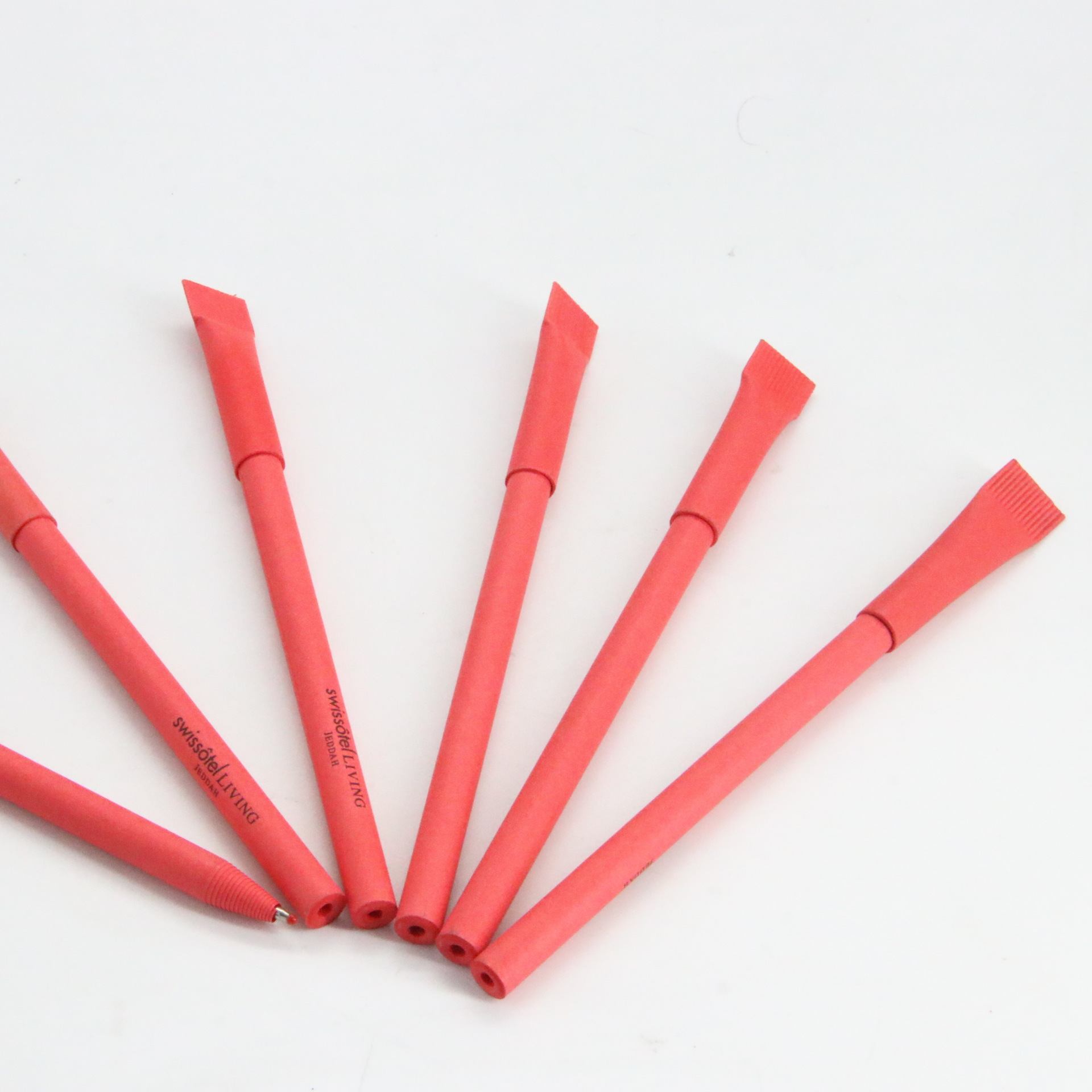 Bolígrafo de tubo de papel bolígrafo de promoción bolígrafo de impresión logotipo publicitario bolígrafo