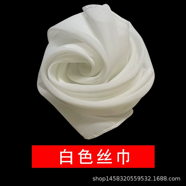 48*48cm white dance scarf