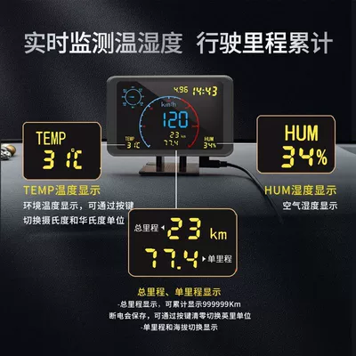 HUD head-up display, Car Convenient GPS Navigation