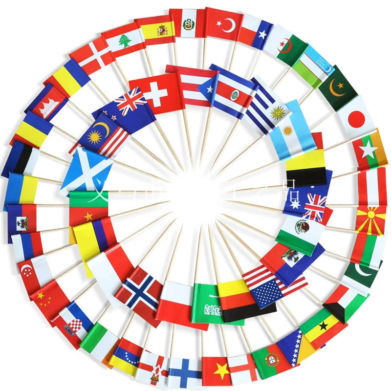 Флаг зубочистки 100 стран Спотовые флаги зубочистки 50 стран мира Кубок мира Кубок Европы Флаг зубочистки