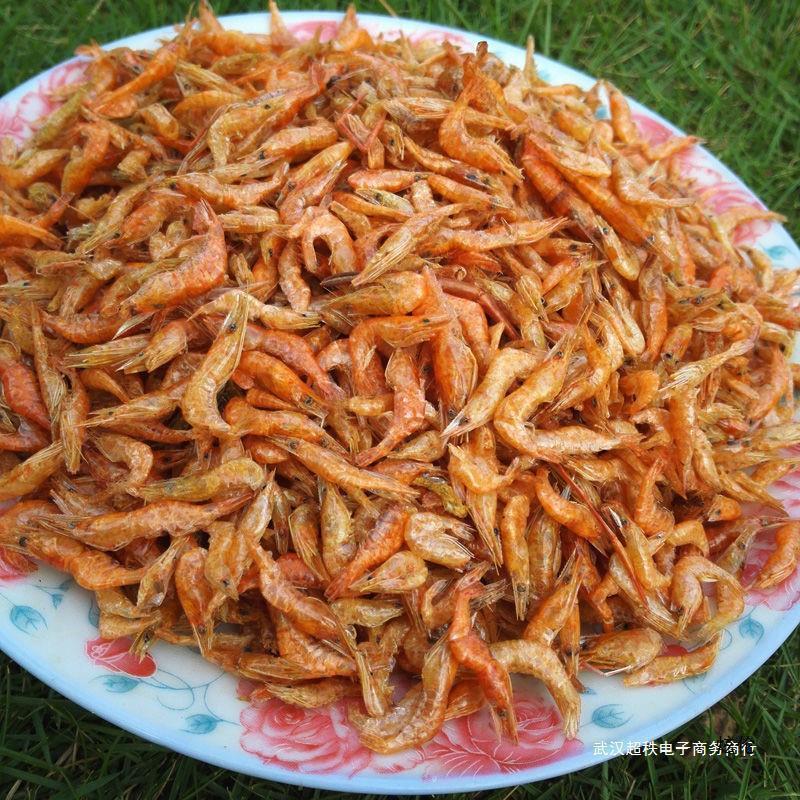 自晒无盐bu河虾河虾干货小虾米1湖小河虾农家天然淡水生晒钙