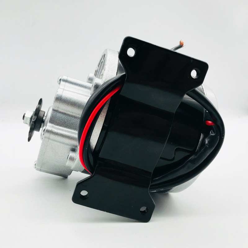 24V250W kit de desaceleración con cepillo motor con correa de diente con pie pantalla de cristal líquido manillar con cepillo kit de controlador