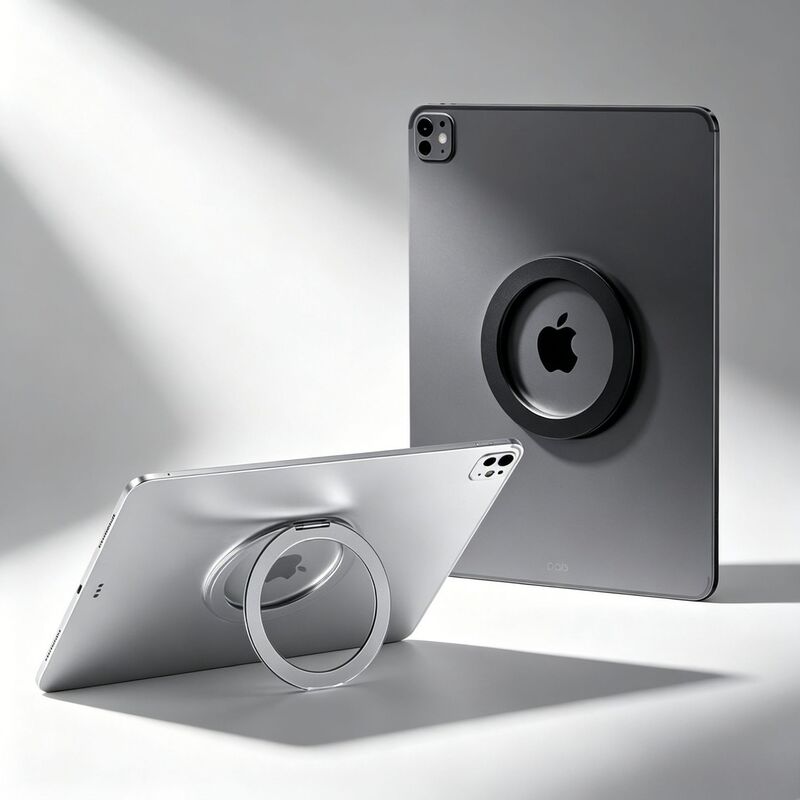 All-Metal Desktop Stand Suitable for Apple, Huawei, Ipad, and Tablet Stands with 360-Degree Rotating Adhesive Backing