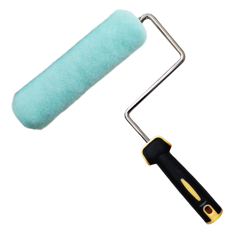Procesamiento de inventario Cepillo de rodillo de pintura de 9 pulgadas Funda de lana americana Funda de rodillo de lana corta y fina Decoración Huade Haojia