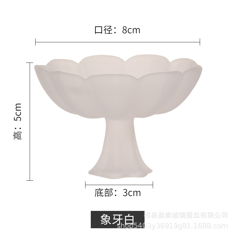 Taza de café de estilo chino flor esmerilado personalidad creativa gradiente rosa verde loto taza de vidrio de pies altos taza de té kung fu