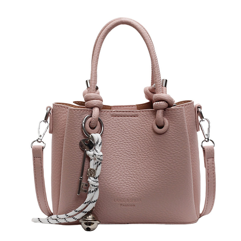 Simple bolso de cubo de mano extranjero 2025 nuevo bolso de mujer, bolso de hombro casual, sensación de alto nivel, bolso de mochila super caliente