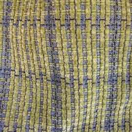 雪尼尔格子小香风色织面料服装玩具抱枕沙发鞋帽箱包童装布料