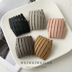 新款網紅同款便攜伸縮發箍咖色百搭韓國摺疊發卡發箍頭飾隱形頭箍