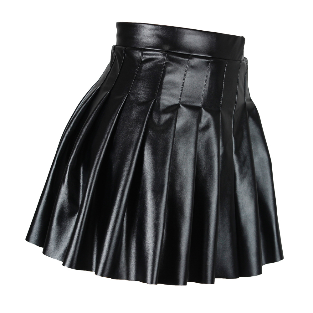 Pleated Short Sexy High Waist Skirt NSQY63664