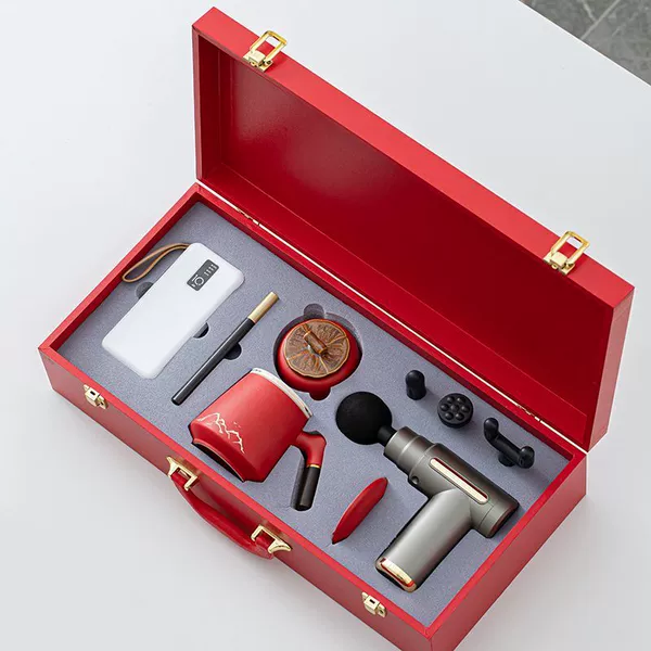 Tea charging for office, red set