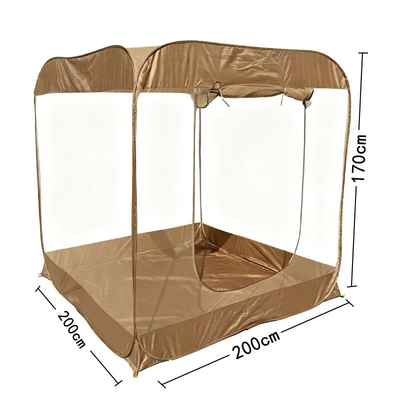 Avtomobil dam çadırları Mosquito Net, Essential Supplies for - square-coffee-color-2-3-people