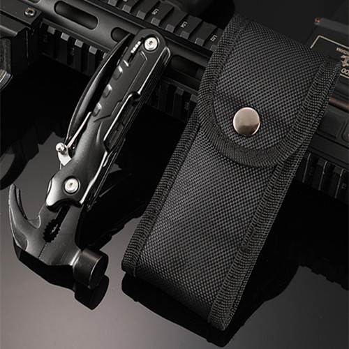 户外多功能锤露营不锈钢折叠钉锤钳子应急车载组合一体工具羊角锤