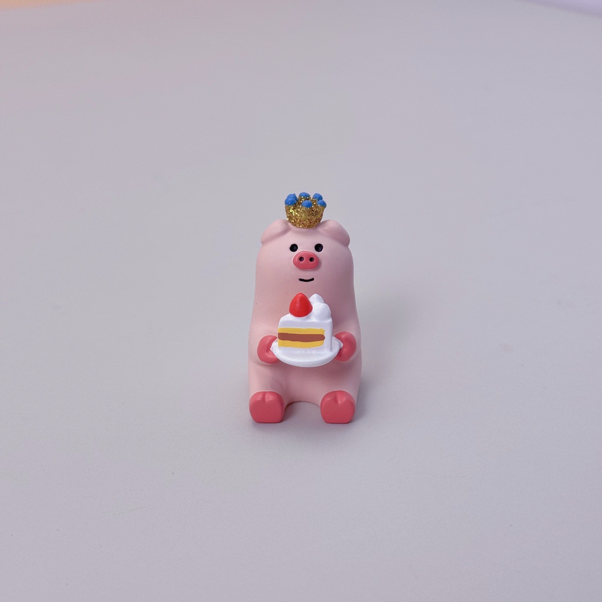 핑크 돼지 포옹 케이크