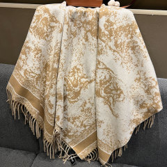 RJCC跨境批发羊毛大方巾女秋冬季加厚保暖加宽冬天披肩百搭两用