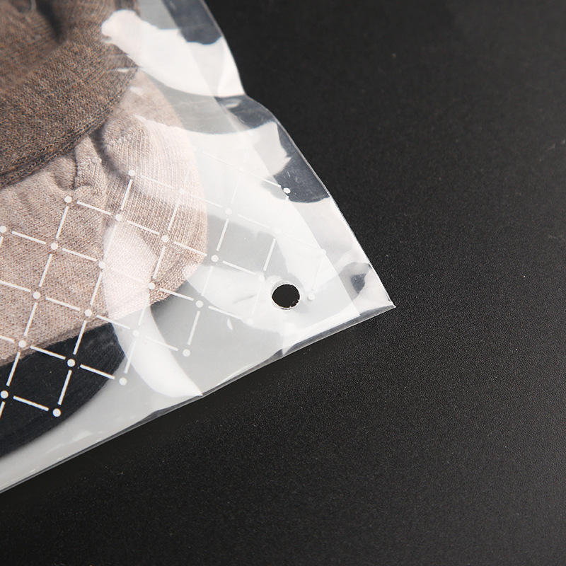 PE Zipper Bag Socks Packaging Bag Hosiery Leggings Pantyhose Zipper Clip Ziploc Self-Sealing Plastic Packaging Bag