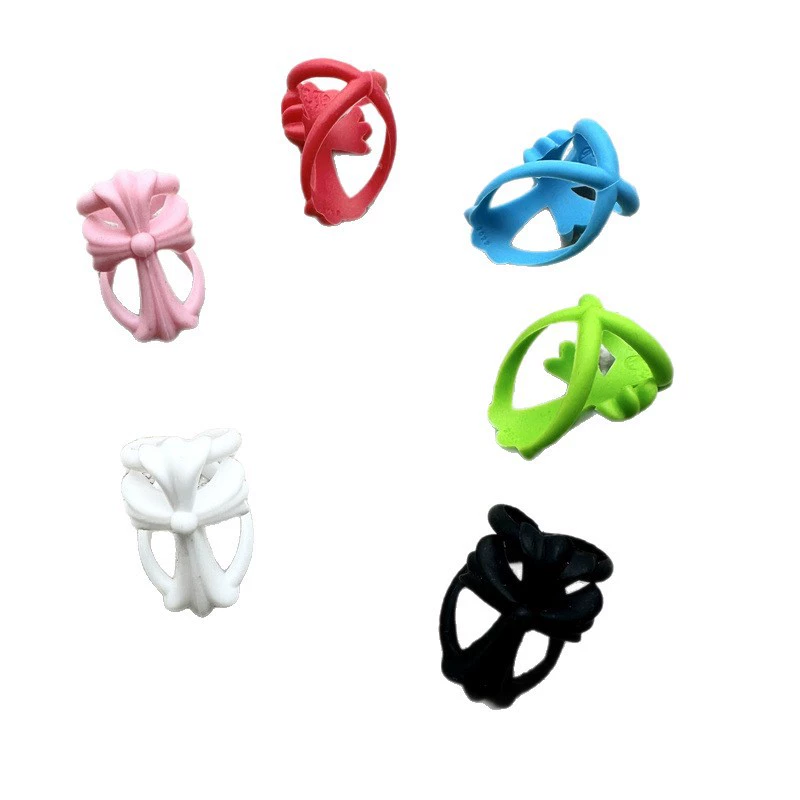 Trend rubber retro ring for men and women, punk style, for beloved