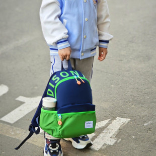 Edison Giving People Lightweight Outdoor Kindergarten Primary School Students' Travel Small Backpack Color-matching Lightweight Backpack Gift