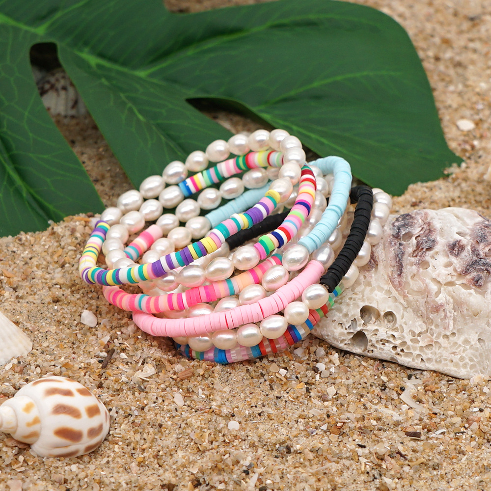 simple handmade beaded pearl bracelet wholesalepicture7