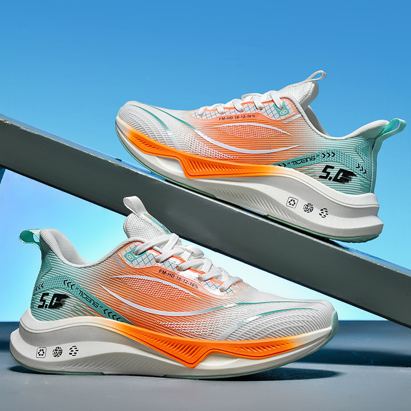 Gran tamaño 464748 zapatos de moda para hombres zapatos casuales zapatos deportivos casuales de carbono para hombres zapatos de corrida de malla transpirable