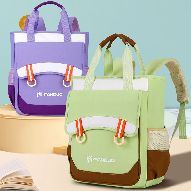 2026 New Model Schoolbags for Primary School Students, Boys and Girls, Lightweight Large-Capacity Tote Bags, School Training Classes, Factory Custom Wholesale