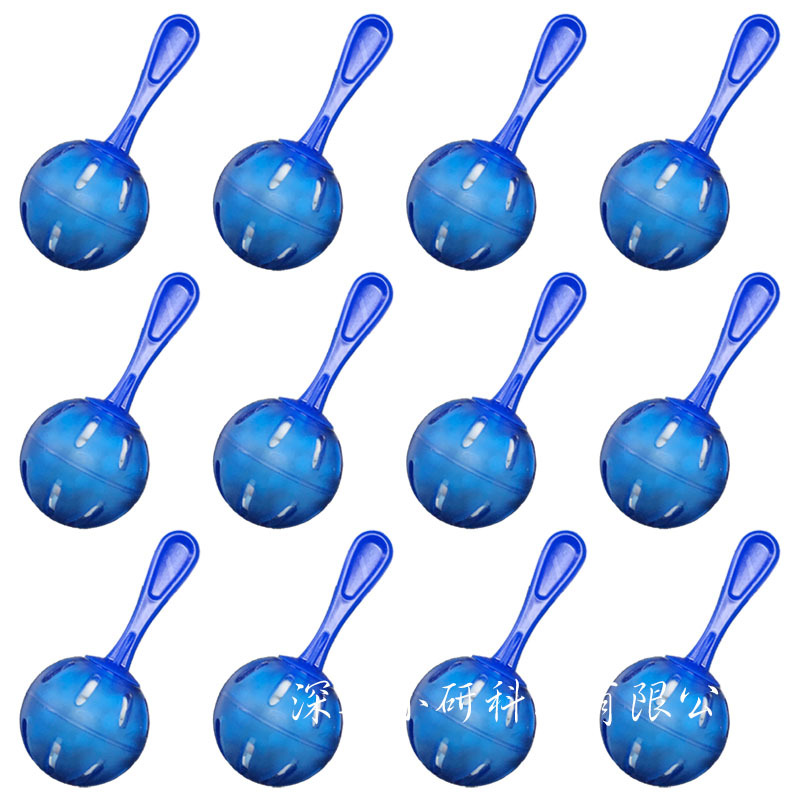 Aplicable humidificador Bola de limpieza Dispositivo de iones de plata reduce el olor del agua Escala de purificación de agua del acuario amarillo Filtro de eliminación de material