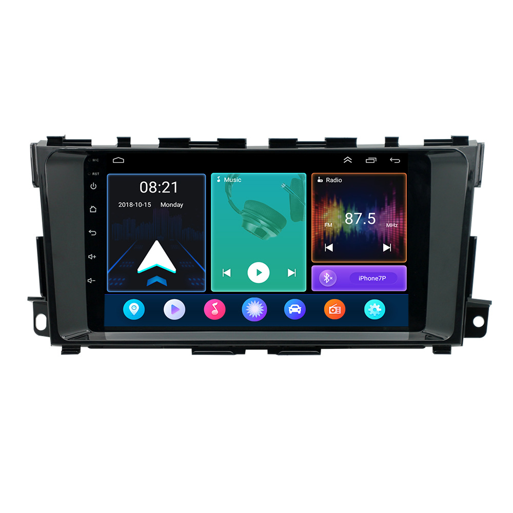 Aplicable a Nissan 13-19 Teana coche de pantalla grande reproductor de navegador Android todo en uno de 9 pulgadas de navegación