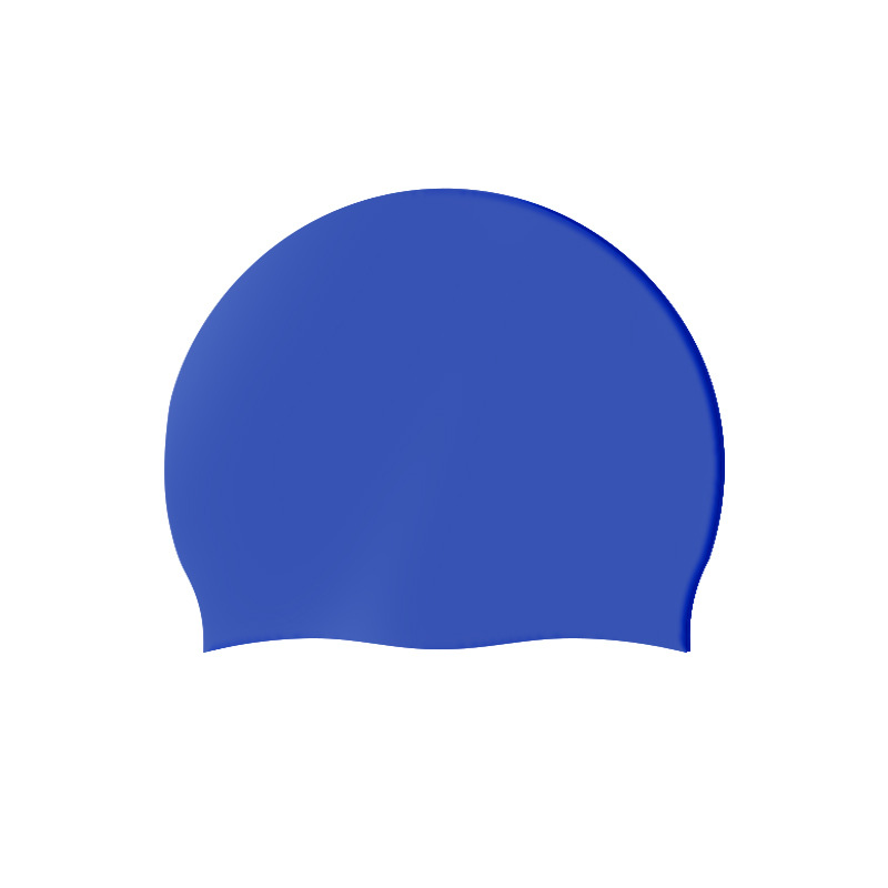 gorra de natación de silicona para adultos gorra de natación de color sólido fabricantes gorra de natación de color sólido al por mayor gorra de natación impermeable