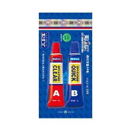 哥俩好 透明强力环氧树脂AB胶水快干粘水晶玻璃塑料亚克力陶瓷胶