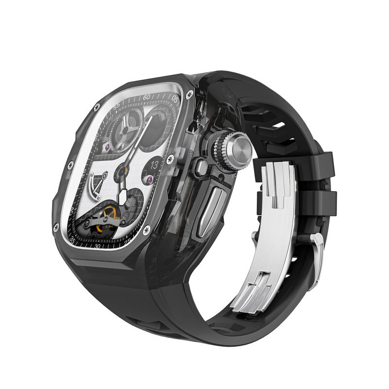 防刮花 适用苹果手表保护壳iWatch Ultra3快拆透明表壳49mm改装壳|undefined