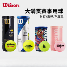 wilso威尔S网球粉色球有压训练威尔逊美法网大师赛专业比赛宇天