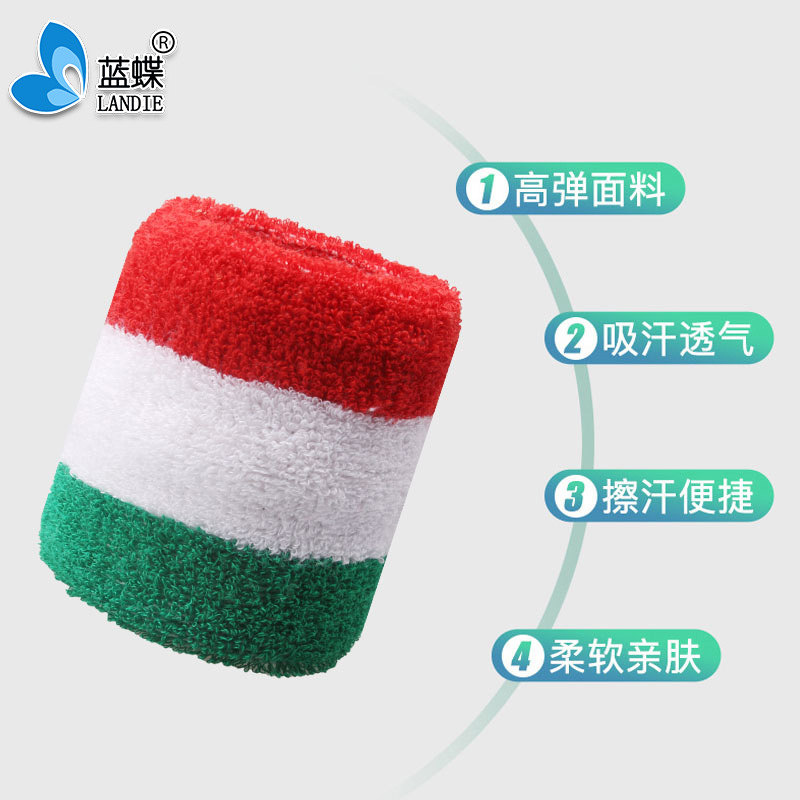Towel Wristband Men and Women Sports Sweat Absorption Cotton Running Yoga Dance Sweat Wiping Wristband Factory Sports Protective Equipment 