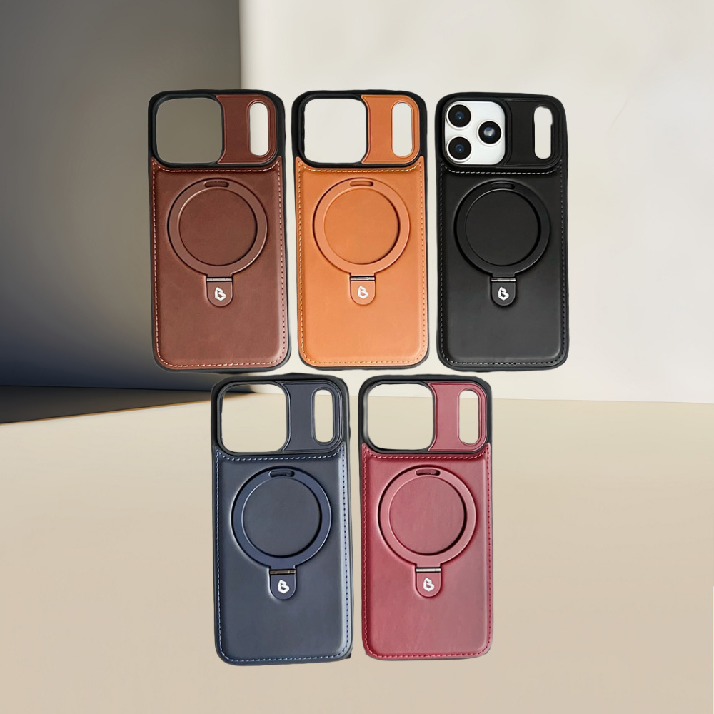 Ốp lưng da cao cấp tích hợp giá đỡ cho iPhone 15, 16, 17 Pro Max — 【Đen Cao Cấp】Dòng 17 - Không Lo Lọt Logo, 【Nâu Thanh Lịch】Dòng 17 - Không Lo Lọt Nhãn, 【Gentleman Blue】Dòng 17 - Không Lo Lọt Nhãn, 【Đỏ】Dòng 17 - Không Lo Lọt Nhãn chi tiết 14