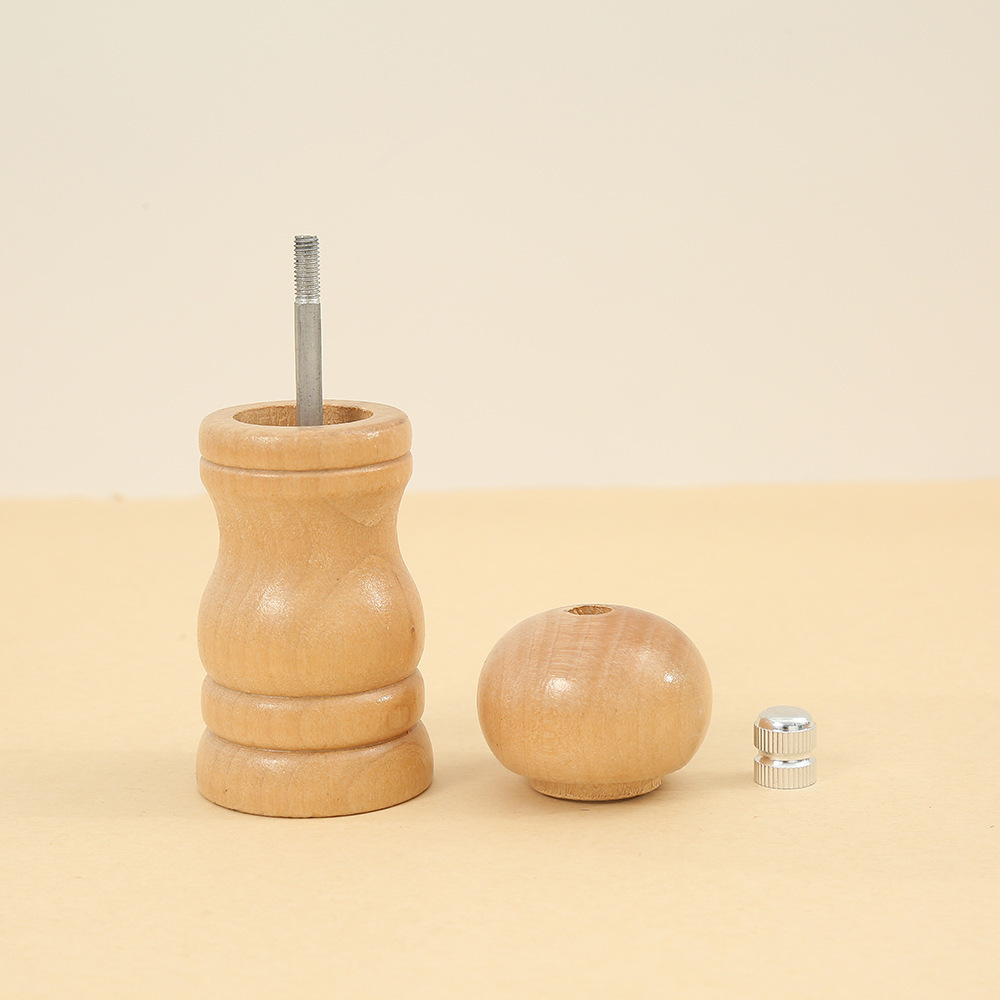 Molinillo Manual de Madera para Pimienta y Sal para Cocina