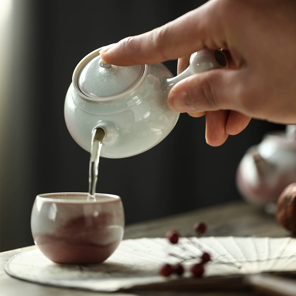Ceramic Japanese tea set, filter, teapot, DIY