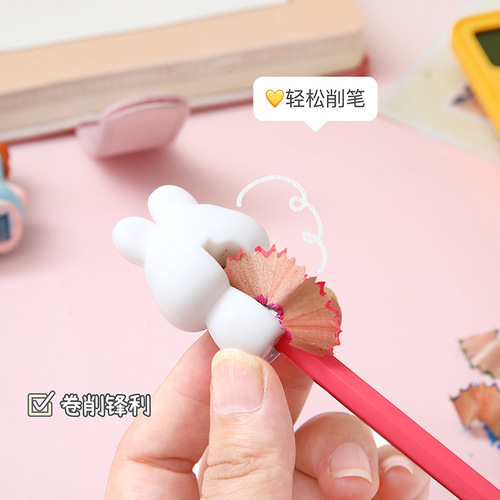 Pencil Sharpener Cute Student Pencil Sharpener Mini Cartoon Animal Creative Student Pencil Spinner School Stationery Gift