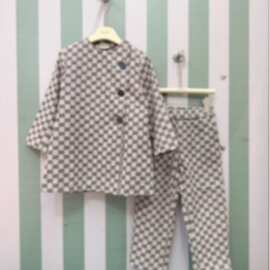 男童潮牌西装套装春秋季儿童休闲西服两件套中小童外贸童装衣服潮