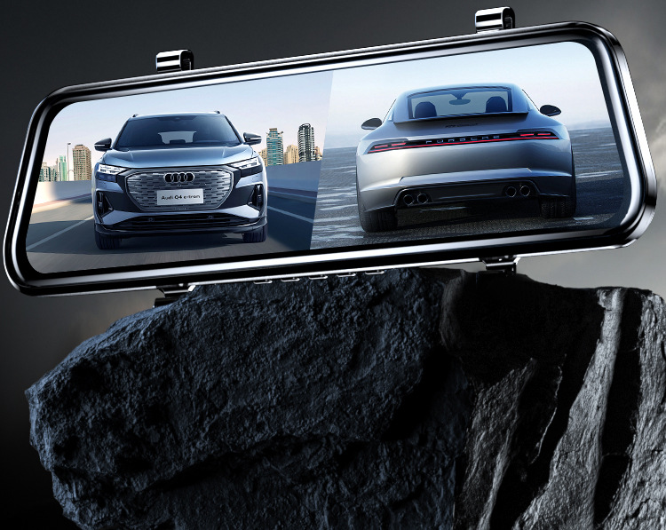 Suitable for the First On-Site Driving Recorder 2025 New Wire-Free Reversing Image Front and Rear Dual Camera Streaming Media