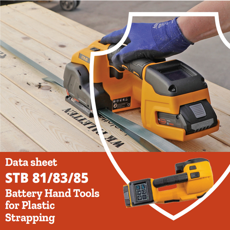 瑞士第五代电动智能电动捆包手工具STB-83 三种操作模式可选择