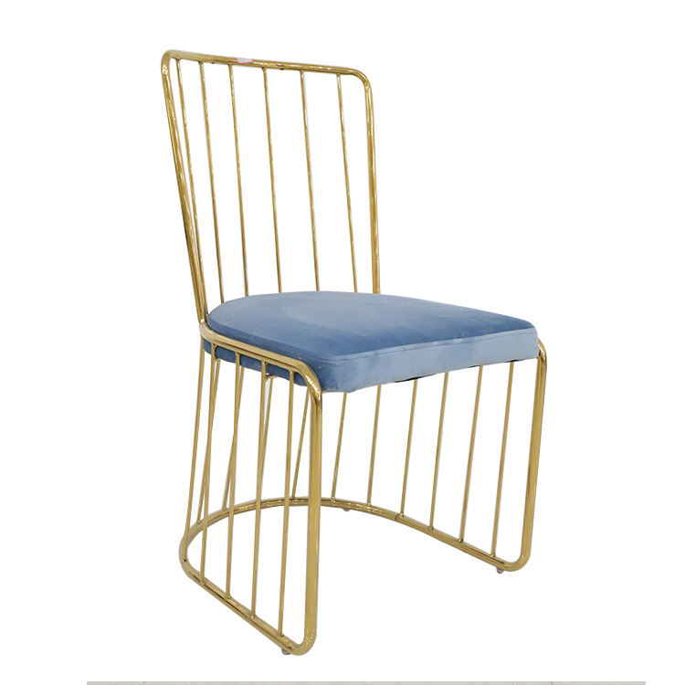 Silla de comedor de terciopelo silla de comedor Amazon sillón de lujo ligero silla respaldada de alta calidad image 1