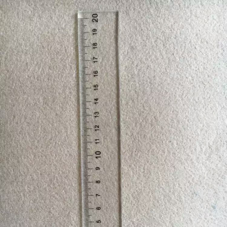 plastic organic ruler for students