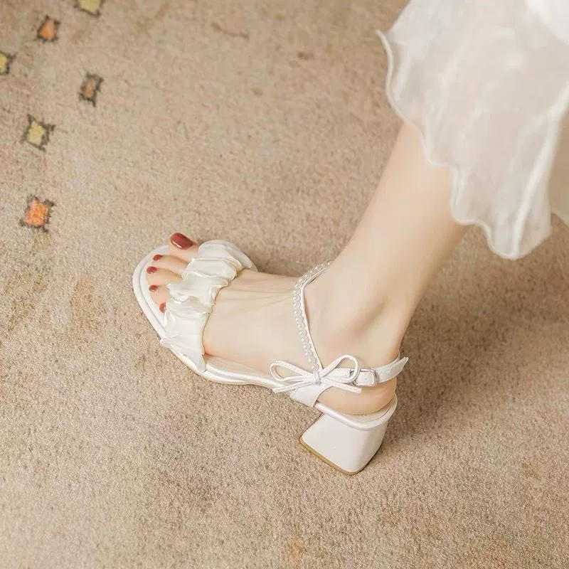 Low shoes platform, sandals, 2022, genuine leather