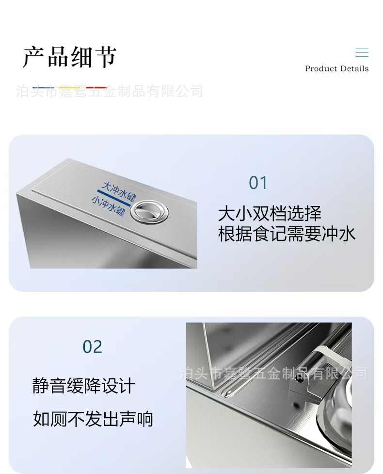 Cross-border 304 stainless steel toilet, stainless steel prison toilet, siphonic flush stainless steel toilet undefined