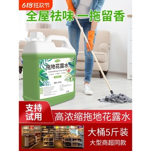 Floor Mop Floral Water Repellent Large Barrel Household Floor Cleaning Liquid High Concentration Fragrance Deodorizing Agent