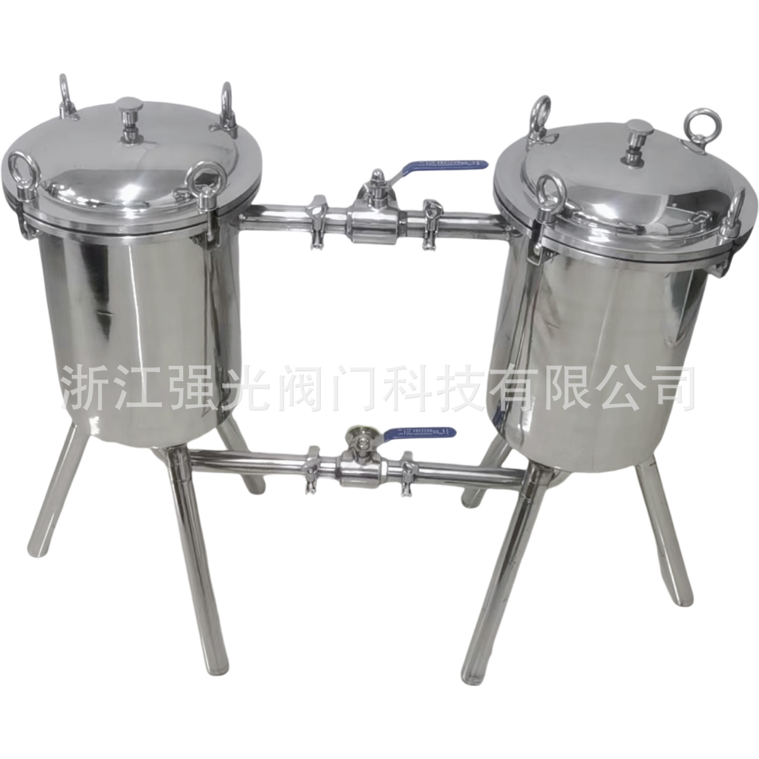 卫生级双联过滤器，中药液、明胶、口服液、药酒、食用油过滤器
