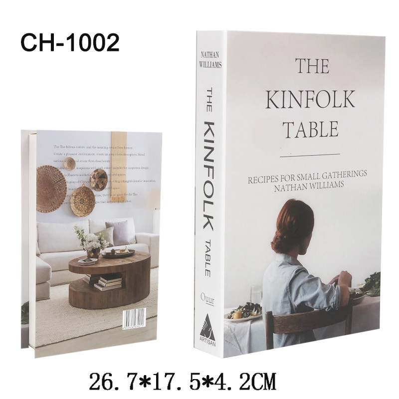 Libros falsos plegables estilo nórdico/INS, props de fotografía, decoración suave, muestra de fábrica